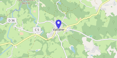 Carte OpenStreetMap — 13 rue de la Mairie, Vallière
