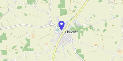 Carte OpenStreetMap — 10 rue des Écoles, Chuelles