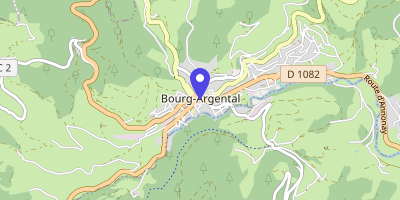 Carte OpenStreetMap — Place de l'Hôtel-de-Ville, Bourg-Argental