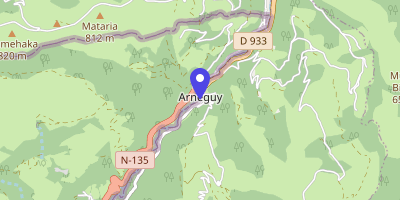 Carte OpenStreetMap — Le Bourg, Arnéguy