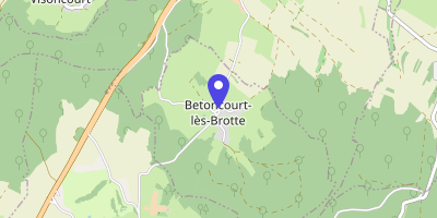 Carte OpenStreetMap — 1 place de la Mairie, Betoncourt-lès-Brotte
