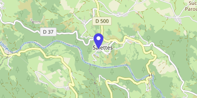 Carte OpenStreetMap — 28 rue du Presbytère, Salettes