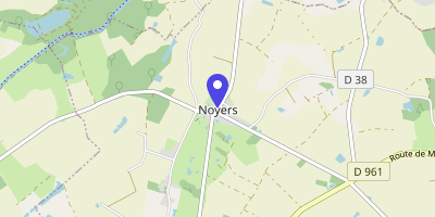 Carte OpenStreetMap — 9 rue de la Mairie, Noyers
