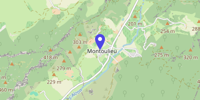 Carte OpenStreetMap — Quartier de l'Église, Montoulieu