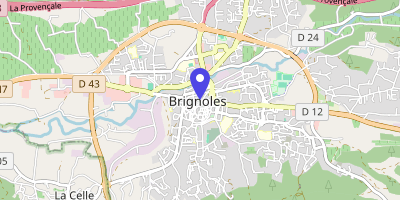 Carte OpenStreetMap — 9 place Carami, Brignoles