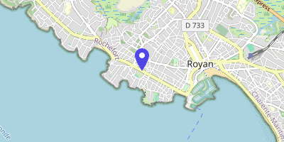 Carte OpenStreetMap — 80 avenue de Pontaillac, Royan
