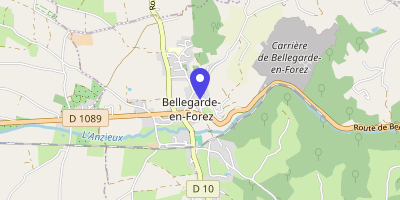 Carte OpenStreetMap — 29 rue des Écoles, Bellegarde-en-Forez