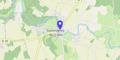 Carte OpenStreetMap — 2 place de la Mairie, Sommières-du-Clain
