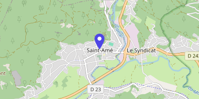 Carte OpenStreetMap — 2 place Simone-Veil, Saint-Amé