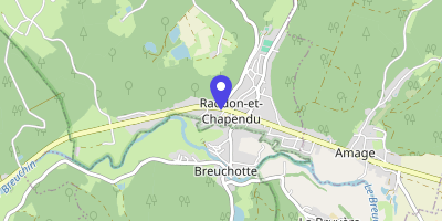 Carte OpenStreetMap — Place du Général-de-Gaulle, Raddon-et-Chapendu