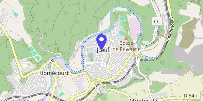 Carte OpenStreetMap — 30 place de l'Hôtel-de-Ville, Joeuf