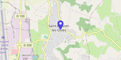Carte OpenStreetMap — 130 allée du Bourg, Saint-Bonnet-les-Oules