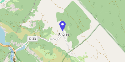 Carte OpenStreetMap — Le Village, Angles
