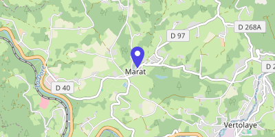 Carte OpenStreetMap — 6 route Saint-Clair, Marat