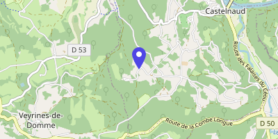 Carte OpenStreetMap — Le Bourg, Castelnaud-la-Chapelle
