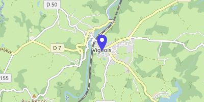 Carte OpenStreetMap — 1 place de la Mairie, Vigeois