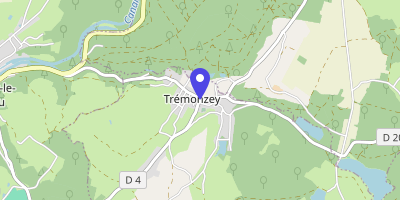 Carte OpenStreetMap — 15 place du Centre, Trémonzey