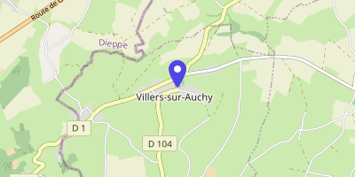 Carte OpenStreetMap — 7 rue de l'Église, Villers-sur-Auchy