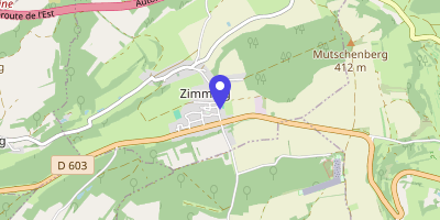 Carte OpenStreetMap — 13 rue Verlaine, Zimming