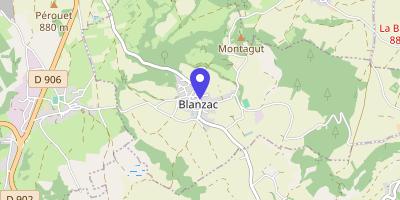 Carte OpenStreetMap — 15 rue Principale, Blanzac