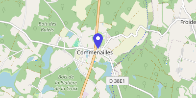 Carte OpenStreetMap — 35 place du Général-Michelin, Commenailles