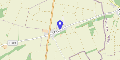 Carte OpenStreetMap — 30 rue Principale, Lor