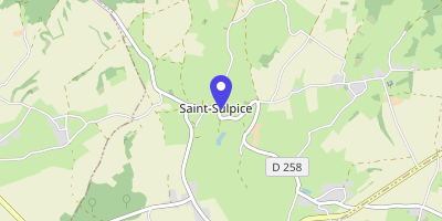 Carte OpenStreetMap — 4 route du Bourg, Saint-Sulpice