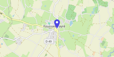 Carte OpenStreetMap — 3 rue du Prieuré, Foussais-Payré