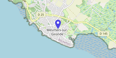 Carte OpenStreetMap — 38 rue Paul-Massy, Meschers-sur-Gironde