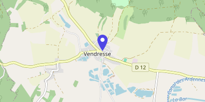 Carte OpenStreetMap — Place de la Mairie, Vendresse