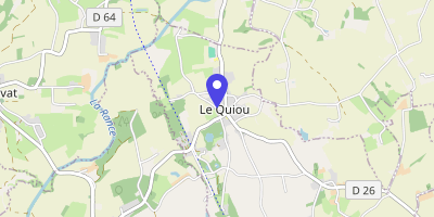 Carte OpenStreetMap — 1 rue de la Ville-Neuve, Le Quiou