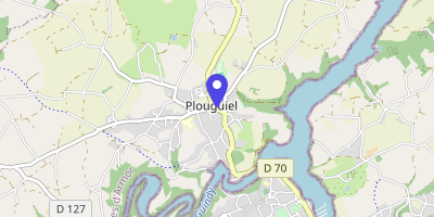 Carte OpenStreetMap — 1 rue de Tréguier, Plouguiel