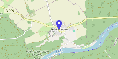 Carte OpenStreetMap — 2 place de l'Église, Villey-le-Sec