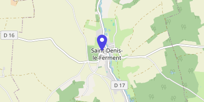 Carte OpenStreetMap — 3 rue de l'Église, Saint-Denis-le-Ferment