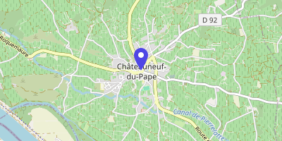Carte OpenStreetMap — 8 rue Joseph-Ducos, Châteauneuf-du-Pape