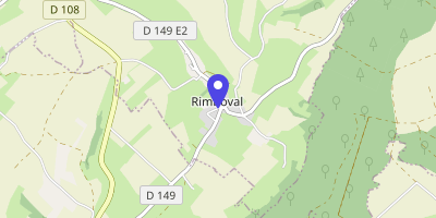 Carte OpenStreetMap — 1 rue de la Place, Rimboval