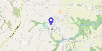 Carte OpenStreetMap — 1 place de la Mairie, Prat