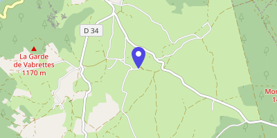 Carte OpenStreetMap — Le Bourg, Saint-Jean-Lachalm