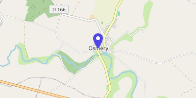Carte OpenStreetMap — 2 place de l'Église, Osmery
