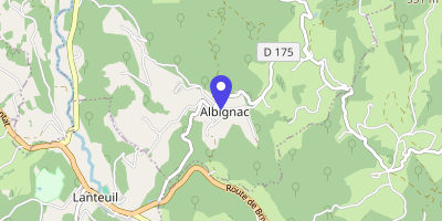 Carte OpenStreetMap — 90 route de la Croix-Belle, Albignac