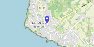 Carte OpenStreetMap — Rue Saint-Goustan, Saint-Gildas-de-Rhuys