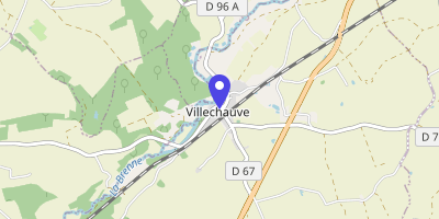 Carte OpenStreetMap — 1 place Louis-Surgé, Villechauve