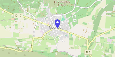 Carte OpenStreetMap — 35 rue Pasteur, Mouriès
