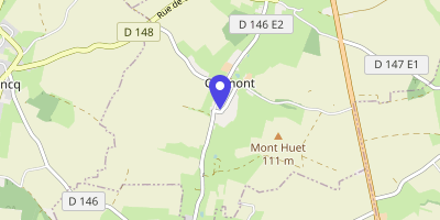 Carte OpenStreetMap — 1 rue de la Mairie, Cormont