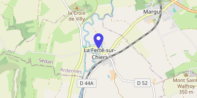 Carte OpenStreetMap — Place de la Mairie, La Ferté-sur-Chiers