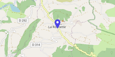 Carte OpenStreetMap — 4 place de la mairie, La Rochette