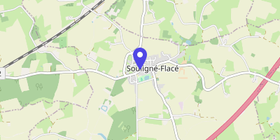 Carte OpenStreetMap — 24 rue Saint-Rigomer, Souligné-Flacé