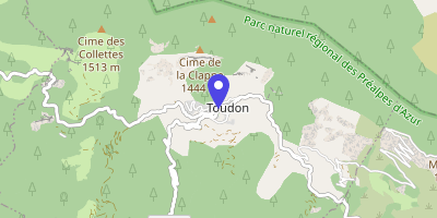 Carte OpenStreetMap — 25 allée Saint-Jean, Toudon