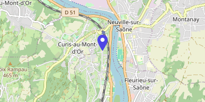 Carte OpenStreetMap — 25 avenue Gabriel-Péri, Albigny-sur-Saône