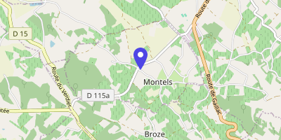 Carte OpenStreetMap — Le Bourg, Montels